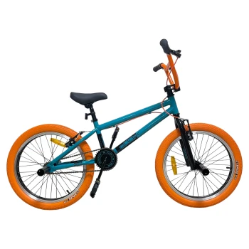 Велосипед BMX Tech Team GOOF 2024 бирюзово-оранжевый