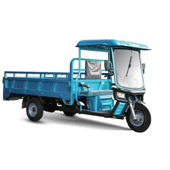 Грузовой электротрицикл Rutrike Фактор ЛАЙТ 2600 60/72V2000W голубой